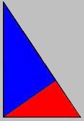 Triangle with altitude on hypotenuse